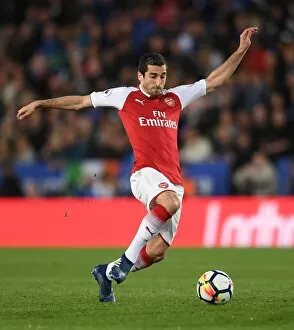 Leicester City v Arsenal 2017-18 Collection: Henrikh Mkhitaryan (Arsenal). Leciester City 3: 1 Arsenal
