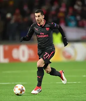Ostersunds V Arsenal 2017-18 Prints: Henrikh Mkhitaryan: Arsenal's Europa League Hero in Ostersunds FK Victory, 2018