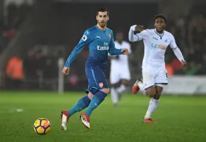 Swansea City V Arsenal 2017-18 Prints: Henrikh Mkhitaryan: Arsenal's Star Performance at Swansea City, Premier League 2017-18