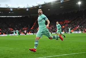 Southampton V Arsenal 2018-19 Prints: Henrikh Mkhitaryan Scores for Arsenal against Southampton in Premier League