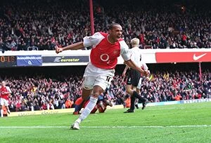 Legends/ex players henry thierry/henry 2nd goal 6 040409afc