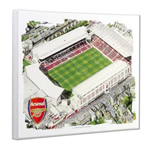Images Dated 6th September 2013: Highbury Art Style Canvas