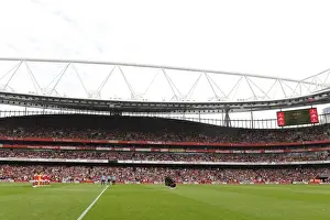 Arsenal V Sevilla - Emirates Cup 2022 Prints: Honoring Terry Neill: A Minutes Applause at the Emirates Cup 2022