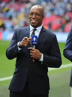 Arsenal V Manchester City - FA Cup 1/2 Final 2017 Prints: Ian Wright at Arsenal's FA Cup Semi-Final vs Manchester City