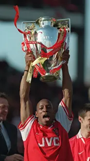 Ian Wright Celebrates Arsenal's Premier League Victory, May 1998