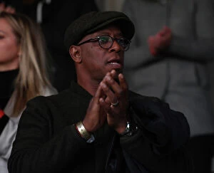 Images Dated 16th September 2022: Ian Wright Cheers on Arsenal Women at Arsenal WFC vs Brighton & Hove Albion WFC