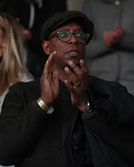 Arsenal Women V Brighton And Hove Albion Women 2022-23 Prints: Ian Wright Cheers on Arsenal Women vs Brighton & Hove Albion in Barclays WSL Match