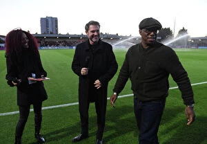 Images Dated 16th September 2022: Ian Wright Joins Arsenal Online: Arsenal WFC vs Brighton & Hove Albion WFC - Barclays Womens Super
