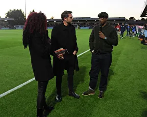 Arsenal Women V Brighton And Hove Albion Women 2022-23 Prints: Ian Wright Joins Arsenal Women: Pre-Match Chat with Adrian Clarke Ahead of Arsenal WFC vs Brighton & Hove Albion WFC