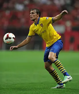 Uwara Red Diamonds V Arsenal 2013-14 Prints: Ignasi Miquel in Action: Arsenal vs Urawa Red Diamonds (2013, Japan)
