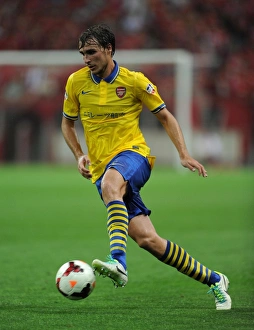 Uwara Red Diamonds V Arsenal 2013-14 Prints: Ignasi Miquel in Action: Urawa Red Diamonds vs. Arsenal (2013-14)