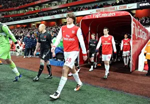 Ignasi Miquel (Arsenal). Arsenal 5: 0 Leyton Orient. FA Cup 5th Round Replay