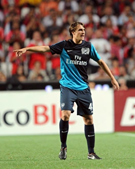 Benfica V Arsenal 2011-12 Prints: Ignasi Miquel (Arsenal). Benfica 2: 1 Arsenal