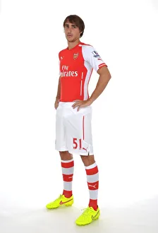 Arsenal Photocall 2014/15 Prints: Ignasi Miquel at Arsenal's Emirates Stadium (2014/15)