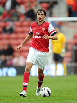 Arsenal V Anderlecht 2012-13 - Pre Season Prints: Ignasi Miquel in Pre-Season Action: Arsenal vs. Anderlecht (2012-13)