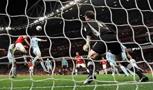 Arsenal V Coventry City - Capital One Cup 2012-13 Prints: Ignasi Miquel Scores Arsenal's Fifth Goal Against Coventry City in Capital One Cup Match