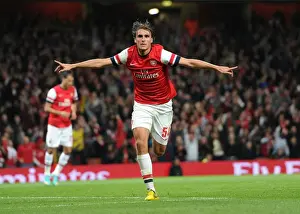 Arsenal V Coventry City - Capital One Cup 2012-13 Prints: Ignasi Miquel's Fifth Goal: Arsenal's Capital One Cup Triumph over Coventry City