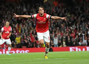 Arsenal V Coventry City - Capital One Cup 2012-13 Prints: Ignasi Miquel's Fifth Goal: Arsenal's Triumph over Coventry City in Capital One Cup