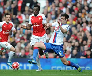 Arsenal V Crystal Palace 2015-16 Prints: Intense Arsenal vs. Crystal Palace Clash: A Battle at Emirates Stadium, April 2016
