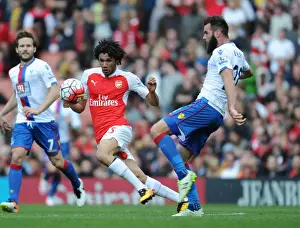 Arsenal V Crystal Palace 2015-16 Prints: Intense Battle: Arsenal vs. Crystal Palace in the Premier League