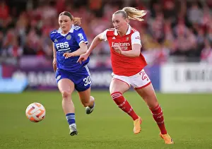 Intense Battle: Arsenal Women vs Leicester City in FA Women's Super League