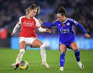 Leicester City Women V Arsenal Women 2023-24 Prints: Intense Battle: Leicester City vs. Arsenal FC - Women's Super League