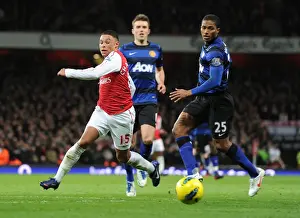 Intense Battle: Oxlade-Chamberlain vs Valencia - Arsenal vs Manchester United (2011-12)