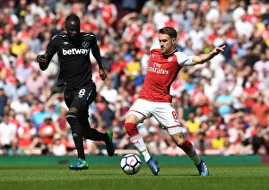 Intense Battle: Ramsey vs. Kouyate - Arsenal vs. West Ham United, Premier League