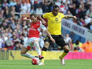 Intense Battle: Santi Cazorla vs Jordan Ayew at the Emirates (May 2016)