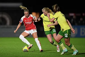 Intense Clash: Arsenal Women vs. Bristol City Women in FA WSL Cup