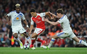 Arsenal V Sunderland 2016-17 Prints: Intense Face-Off: Alexis Sanchez vs. Billy Jones - Premier League Battle