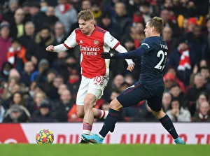 Intense Face-Off: Emile Smith Rowe vs. Matej Vydra in Arsenal's Battle Against Burnley