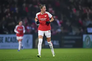 Arsenal Women V West Ham United Women 2023-24 Prints: Intense Focus: Vivianne Miedema at Arsenal's Barclays Women's Super League Match vs
