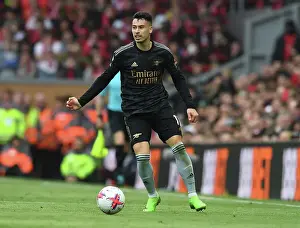 Intense Moment: Martinelli Faces Liverpool - Arsenal vs. Liverpool, Premier League 2022-23