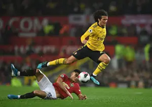 Intense Premier League Clash: Guendouzi Fouls Pereira (2019-20) - Manchester United vs. Arsenal