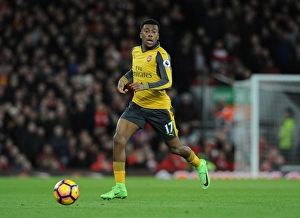 Liverpool V Arsenal 2016-17 Prints: Intense Rivalry: Alex Iwobi vs. Liverpool - Premier League Showdown (2016-17)