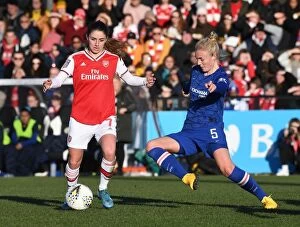 Images Dated 19th January 2020: Intense Rivalry: Arsenal vs. Chelsea - A Battle in the FA Women's Super League