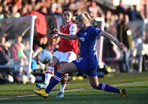 Arsenal Women V Chelsea Women 2019-20 Prints: Intense Rivalry: Arsenal vs. Chelsea - A Battle in the FA Women's Super League