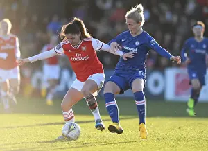 Arsenal Women V Chelsea Women 2019-20 Prints: Intense Rivalry: Arsenal vs. Chelsea - A Battle in the FA Womens Super League