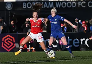 Arsenal Women V Chelsea Women 2019-20 Prints: Intense Rivalry: Arsenal vs. Chelsea - A Battle in the FA Women's Super League