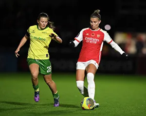 Arsenal Women V Bristol City Women - Conti Cup 2023-24 Prints: Intense Rivalry: Arsenal Women vs. Bristol City Women in FA WSL Cup Clash