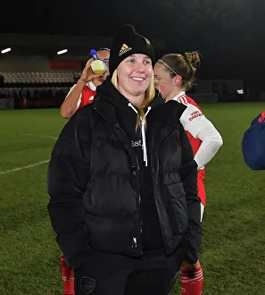 Arsenal Women V Manchester City Women - Conti Cup 2022-23 Prints: Intense Rivalry: Beth Mead Faces Manchester City in Arsenal Women's Conti Cup Semi-Final