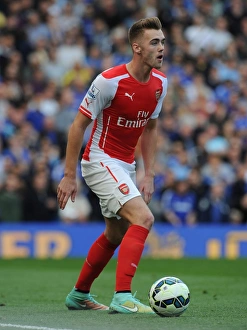 Chelsea V Arsenal 2014-15 Prints: Intense Rivalry: Calum Chambers vs. Chelsea (2014-15 Premier League)