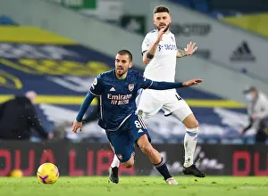 Intense Rivalry: Ceballos vs Klich Battle - Leeds United vs Arsenal Premier League Clash