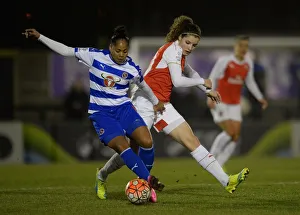 Intense Rivalry: Dominique Janssen vs. Jade Boho-Sayo in Arsenal Ladies FC vs. Reading FC Women's WSL Match
