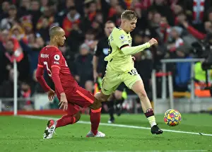 Intense Rivalry: Emile Smith Rowe vs Fabinho - Liverpool vs Arsenal, Premier League 2021-22: A Battle of Midfield Titans