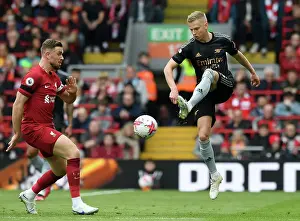 Intense Rivalry: Henderson vs. Zinchenko - Liverpool vs. Arsenal, Premier League 2022-23