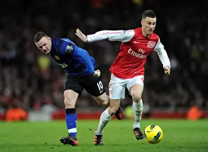 Intense Rivalry: Koscielny vs Rooney - Arsenal vs Manchester United (2011-12)