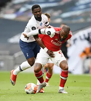 Intense Rivalry: Lacazette Fouls Aurier - Tottenham vs. Arsenal, Premier League (2019-20)
