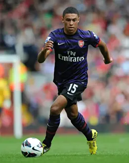 Liverpool V Arsenal 2012-13 Prints: Intense Rivalry: Liverpool vs Arsenal - Oxlade-Chamberlain's Premier League Battle (2012)